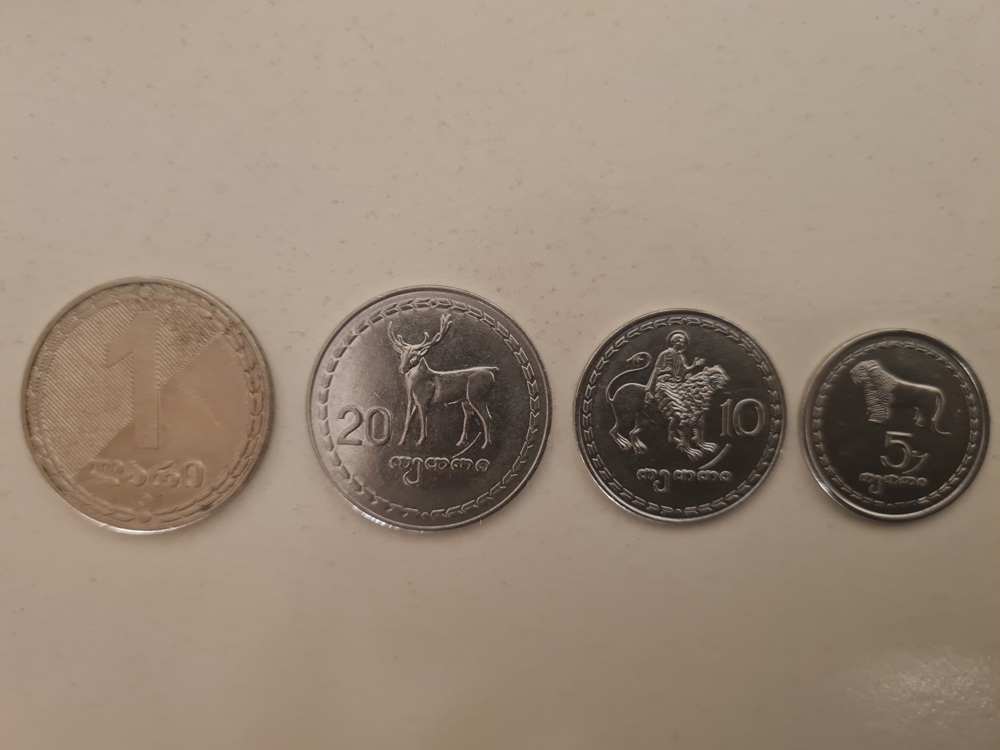 Georgien Münzen 1993 2006 Lari Tetri