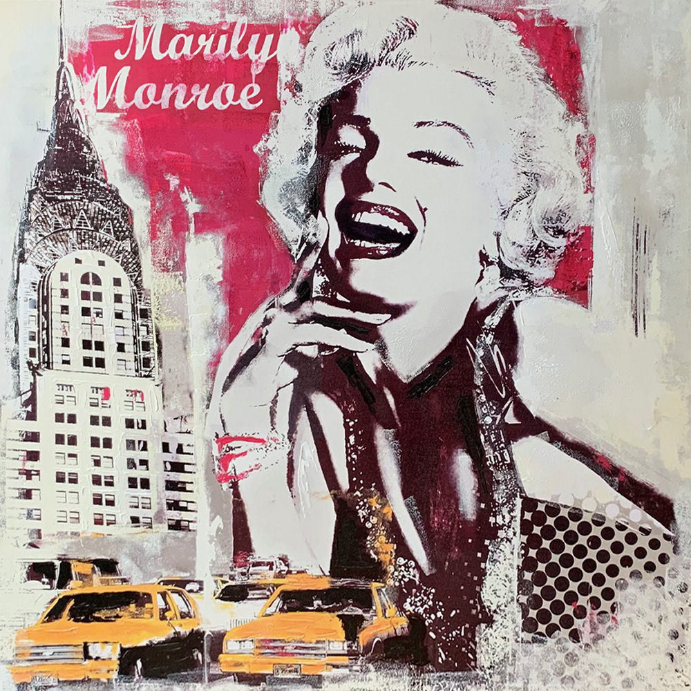 Marilyn Monroe - Kunstdruck auf Leinwand!