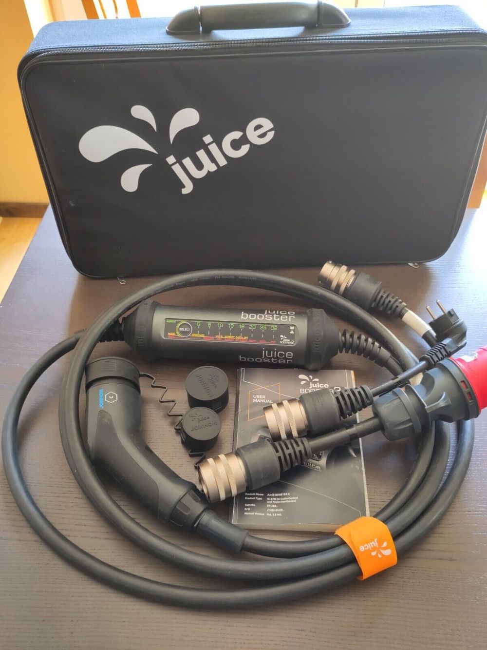 Autoteile juice booster 2. 32A und 230volt Adapter
