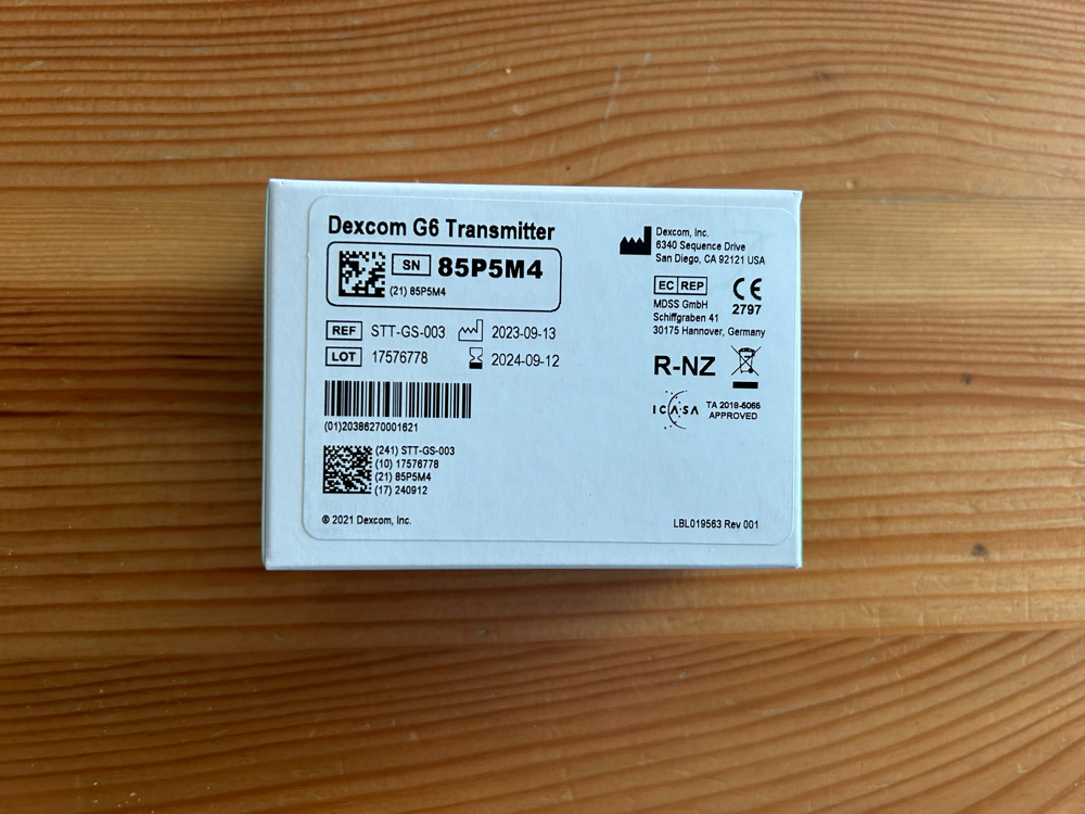 Dexcom G6 Transmitter - NEU in OVP - MHD  12.09.2024
