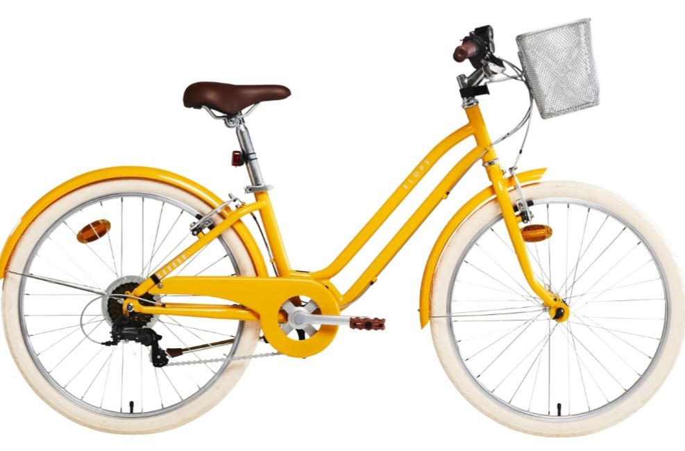 NEU Kinder City-Bike gelb (Chiquita), 6 Gang, 24 Zoll