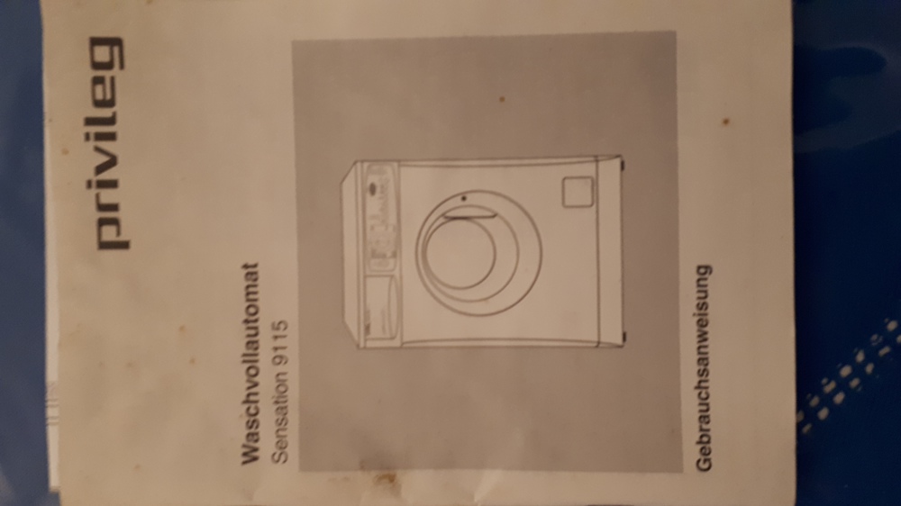 Privileg Waschvollautomat Sensation 9115