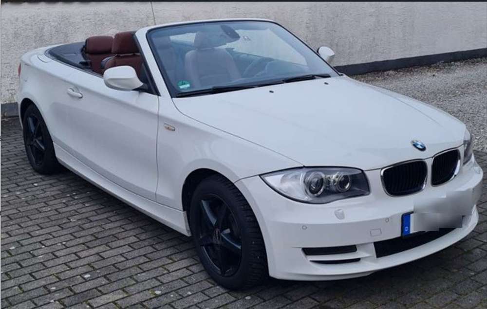 BMW 118 BMW 1er-Reihe Weiß BMW118i Cabrio *Scheckheft*