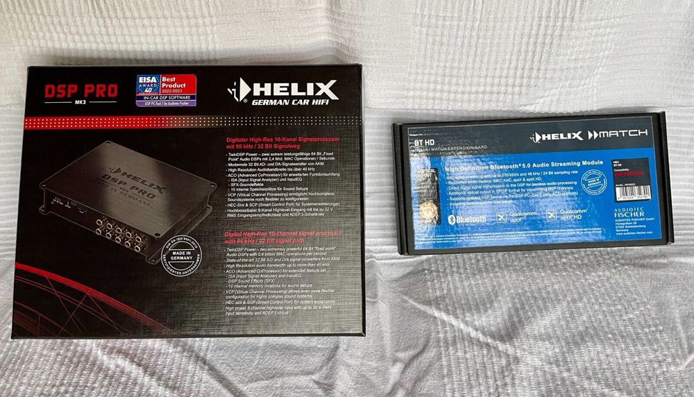 Helix DSP PRO MK3 10 Kanal 64 Bit Signalprozessor inkl. BT 5.0 HD Extension Card Autoteile