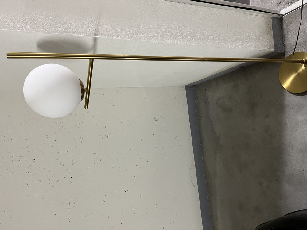 Stehlampe gold