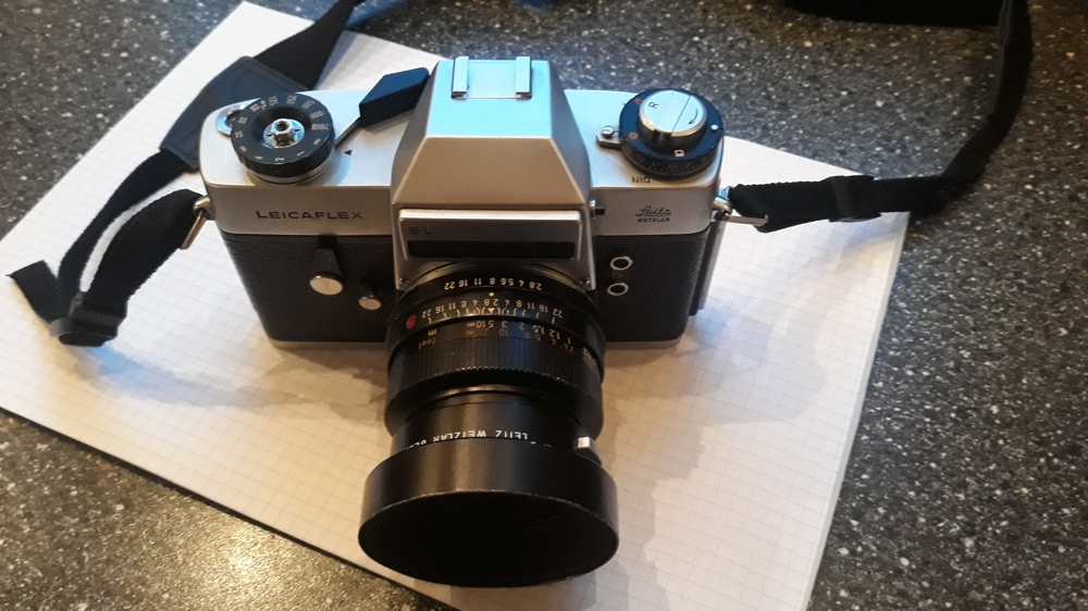 Leicaflex  SL mit Tele und Weitwinkel