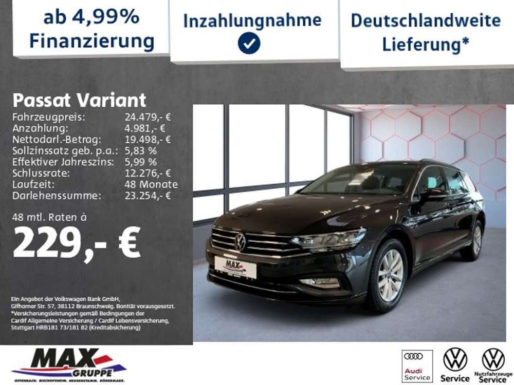 Volkswagen Passat Variant 2.0 TDI DSG BUSINESS LED+KAM+AHK+
