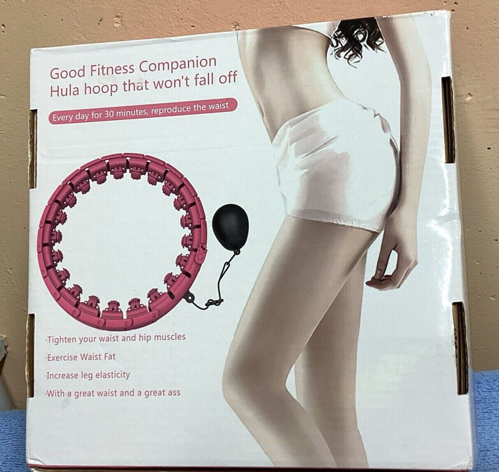 Smart Hula Hoop Reifen Fitness Einstellbar Massagenoppen Bauchtrainer