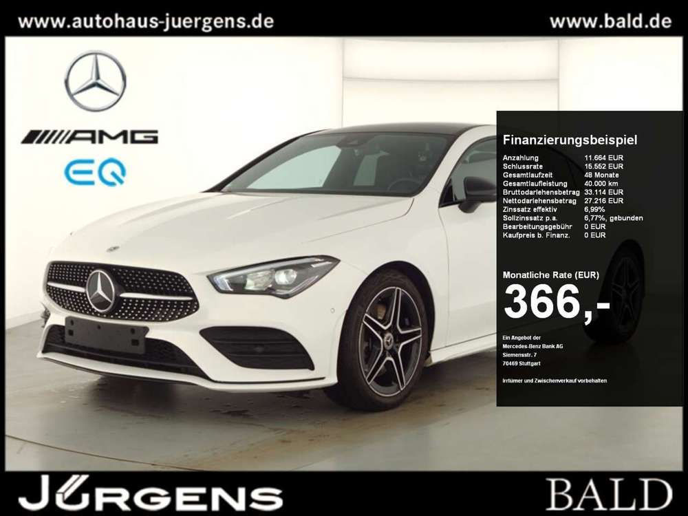 Mercedes-Benz CLA 250 Coupé +AMG+MBUX+Wide+LED+Pano+Navi+Night