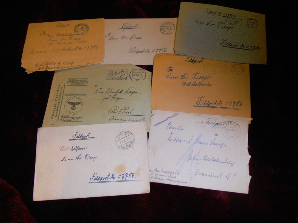7Feldpostbriefe 1942 an Timpe