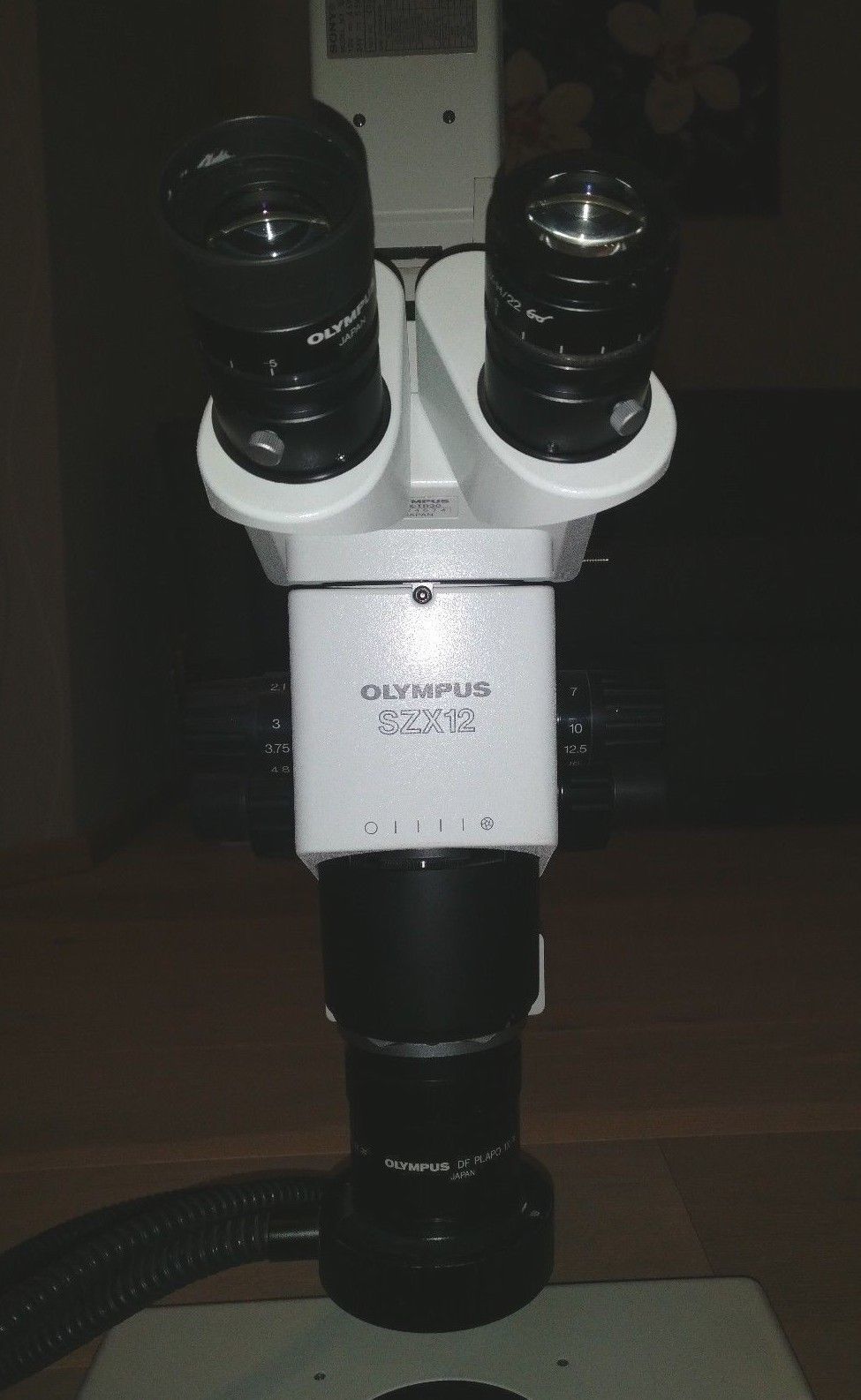 Olympus SZX12 Stereo Mikroskop mit Fototubus