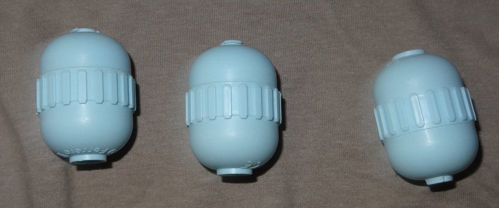 Ü-Ei 720 2002 Einsatztruppe Mars 3 blaue Eier Hohlkörper ohne sonstiges
