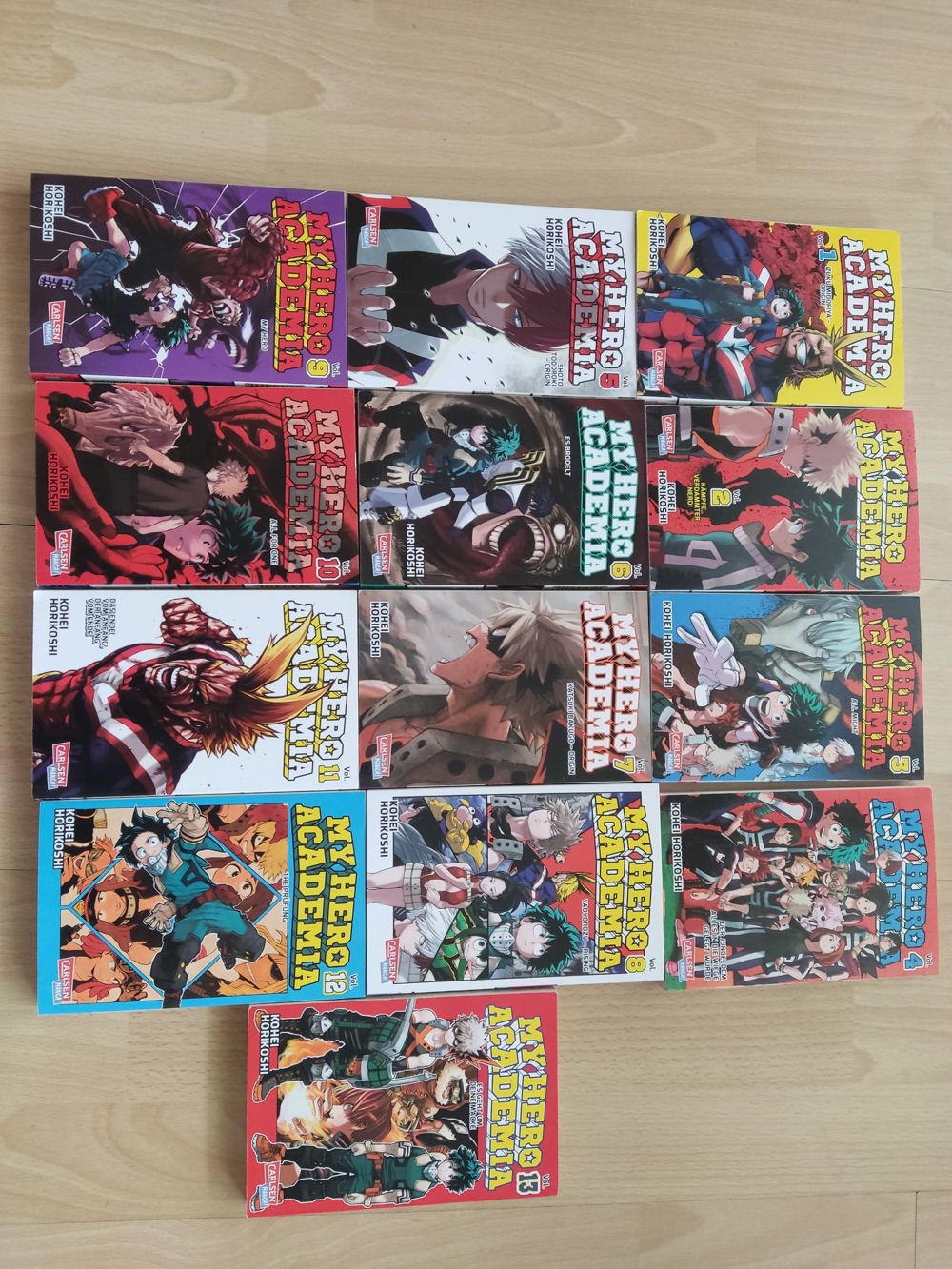 My Hero Academia Band 1-13 manga