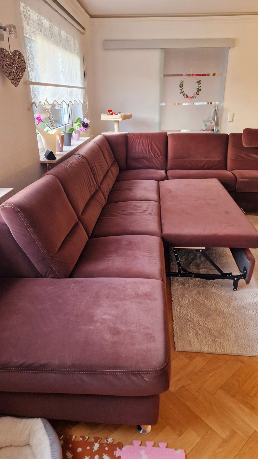 Sofa -  Couch - Wohnlandschaft mit Schlaffunktion