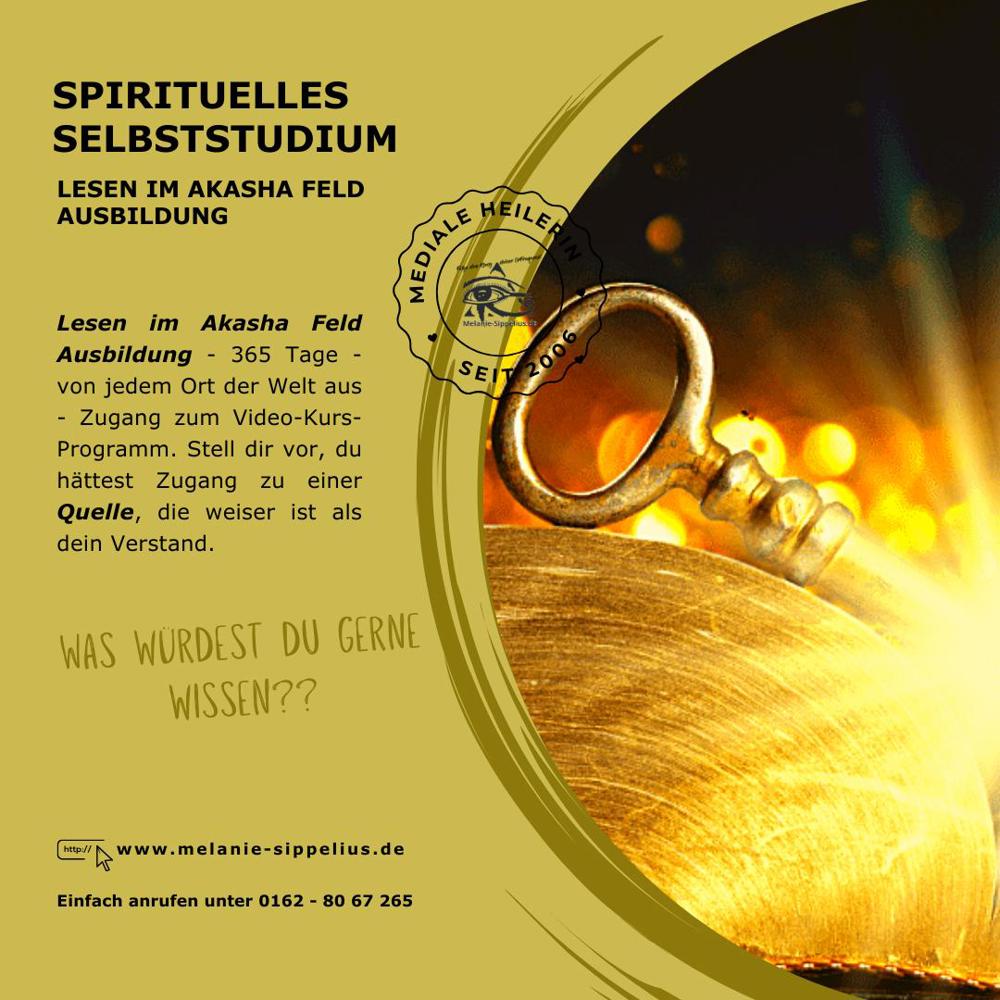 Ausbildung   Lesen im Akasha Feld   Spirituelles Selbststudium 