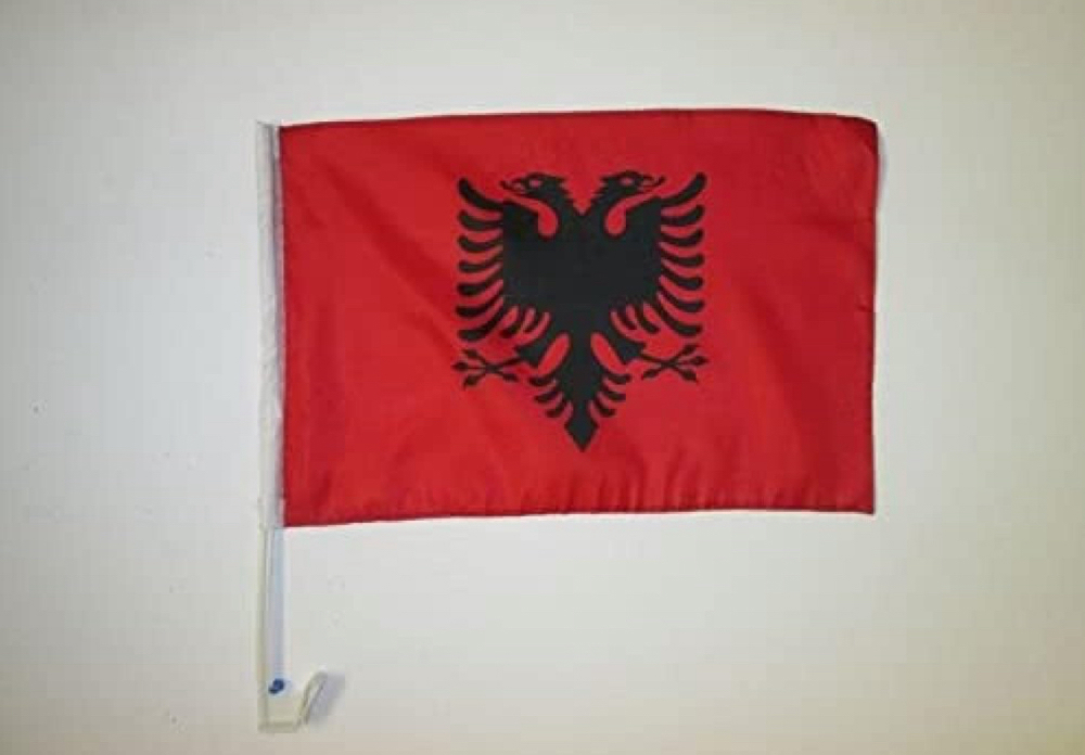 Albanien EM-Autoflaggen        