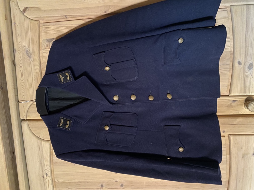 alte Eisenbahner Uniform Jacke vor 1950