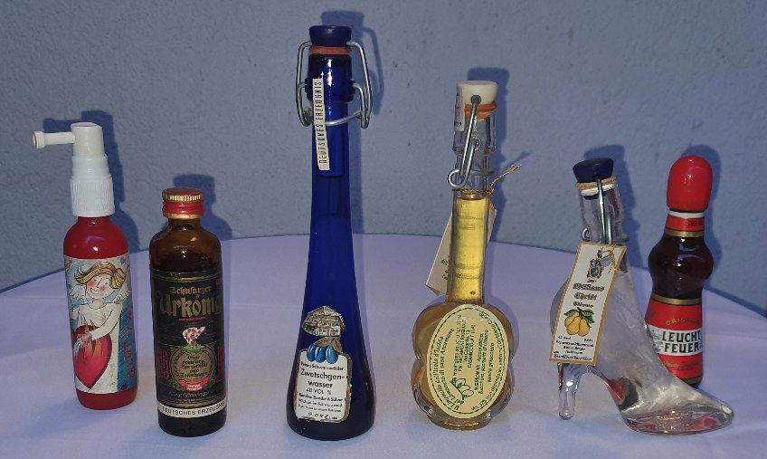 Miniatur Schnaps Flaschen Sammlung