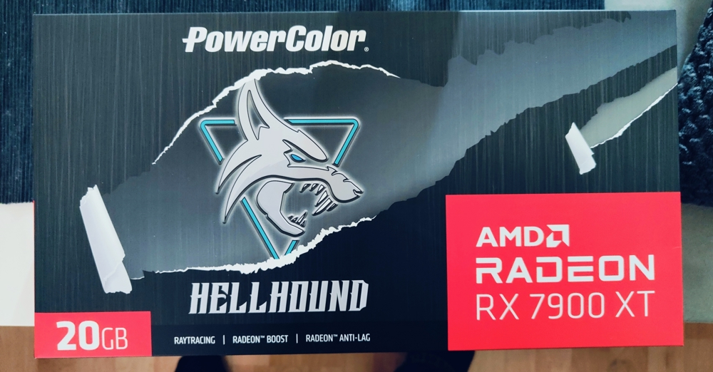 PowerColor AMD Radeon 7900XT 20GB  Hellhound OC Edition !!! 2 Wochen alt !! Rechnung !!! wie Neu !!!