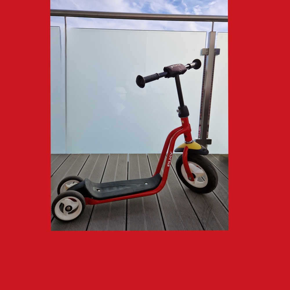 PUKY R1- Einspuriger Scooter von Puky in rot