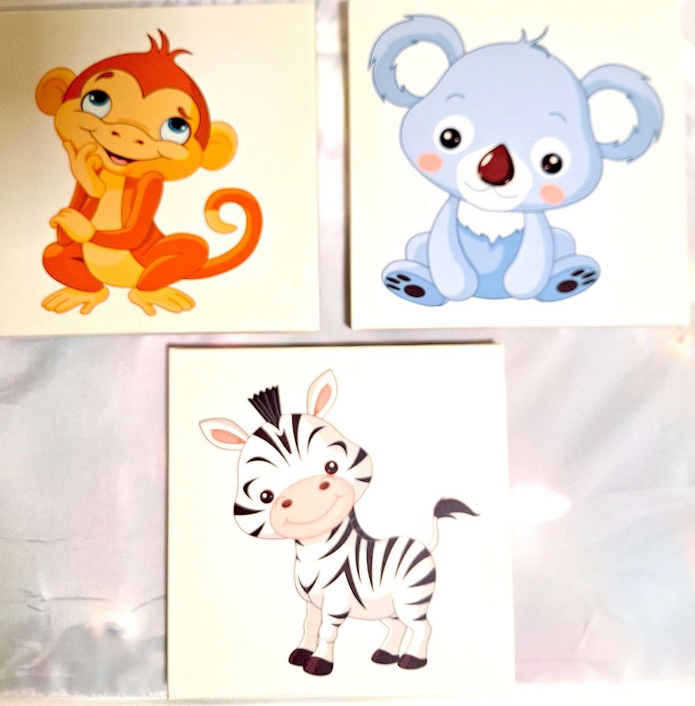 Kinder Bilder Wandbilder Tier Bilder Affe Koala Zebra für Kinder Dekoration, von Ikea