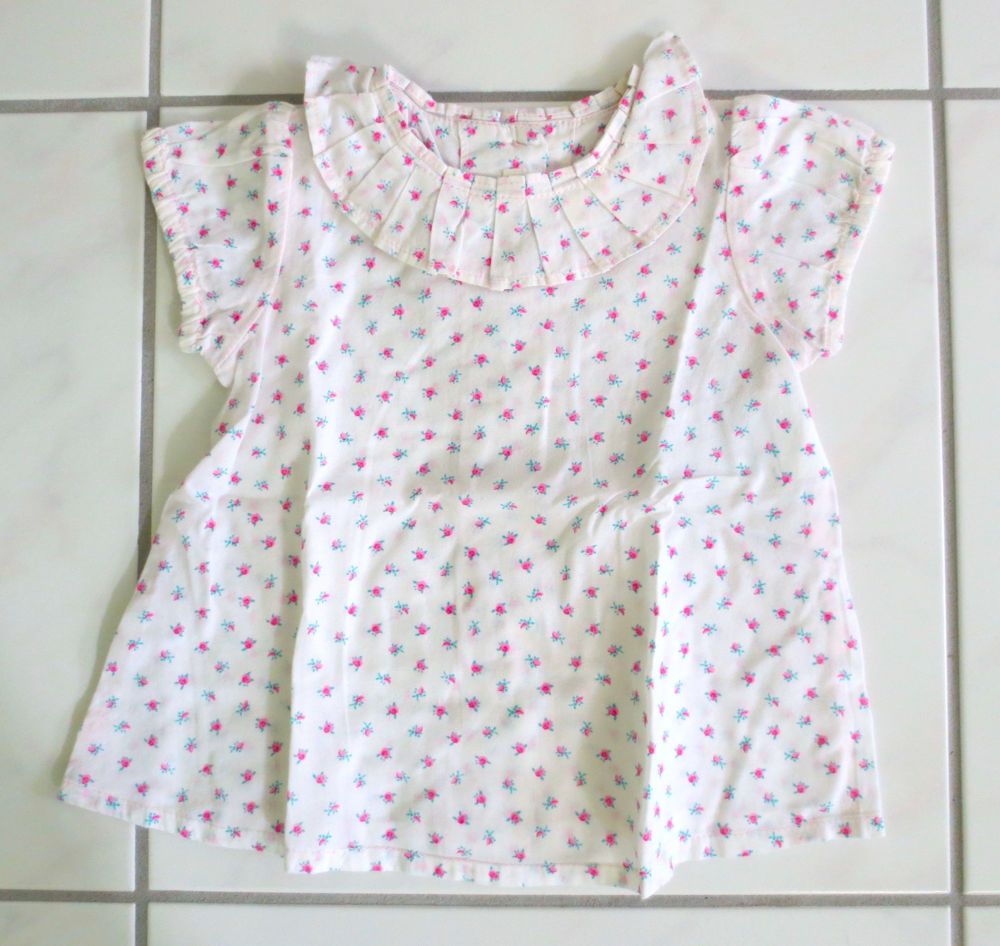Kinder Shirt Mädchen Bluse Gr. 62 Kinderbluse Marke Benetton 