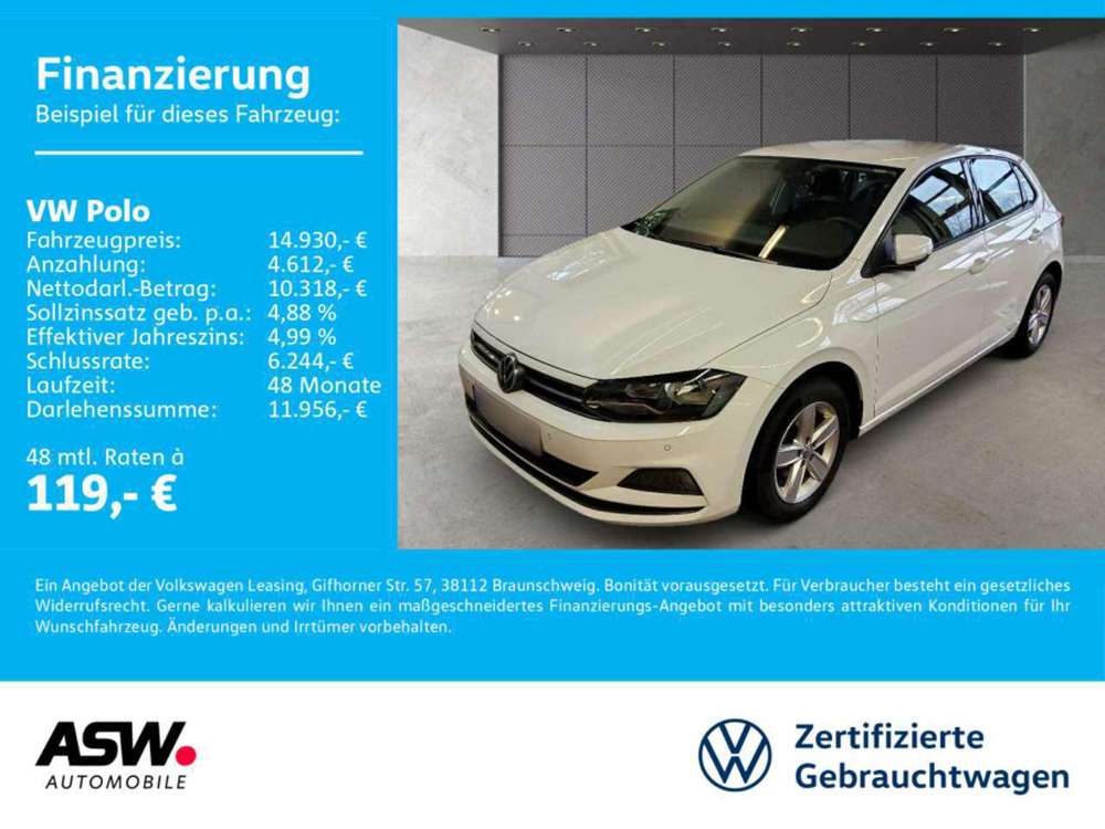 Volkswagen Polo Comfortline 1.0TSI 5-Gang Nav Klima PDC SHZ