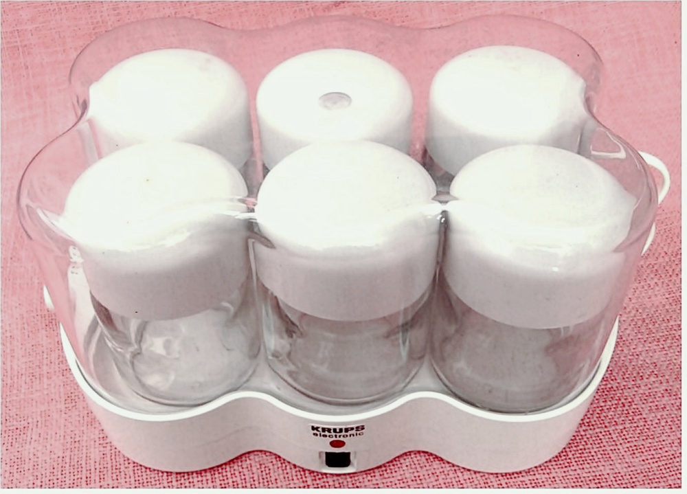 Krups Joghurette Typ 237 - Joghurtbereiter Joghurtmaschine weiß + 6 Gläser - wie neu