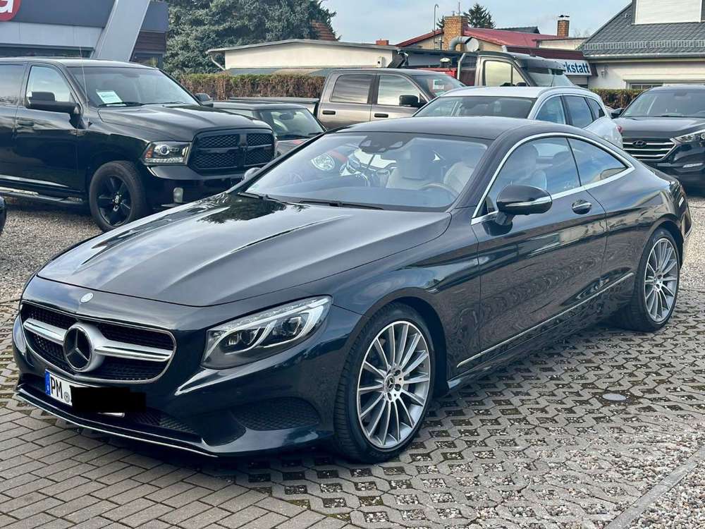 Mercedes-Benz S 500 Coupe 4Matic Leder weiß Pano