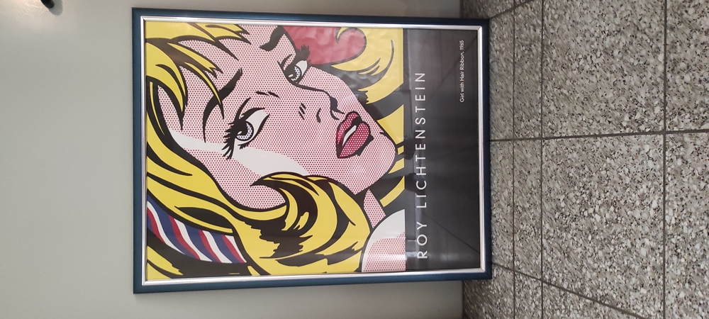 Roy Lichtenstein - Girl with Hair Ribbon - Pop Art