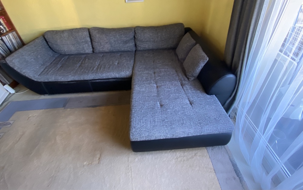 Sofa in L-Form zu verschenken