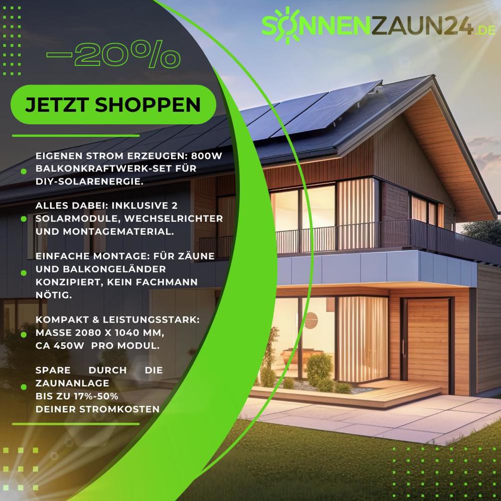 Sonnenzaun24: Dein Solar-Upgrade für die Stadt