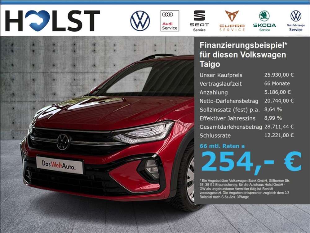 Volkswagen Taigo 1.0TSI R-Line, RüFaKa, AHV, NAV