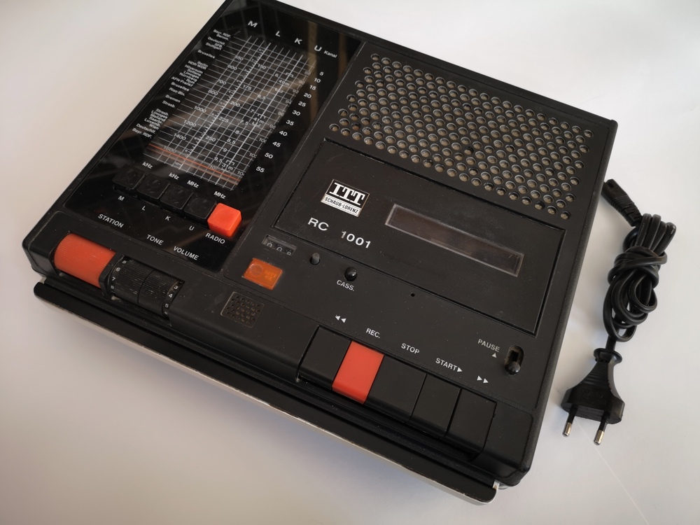 ITT Schaub Lorenz CR-1001 Vintage Radio Cassetten Recorder - 1975
