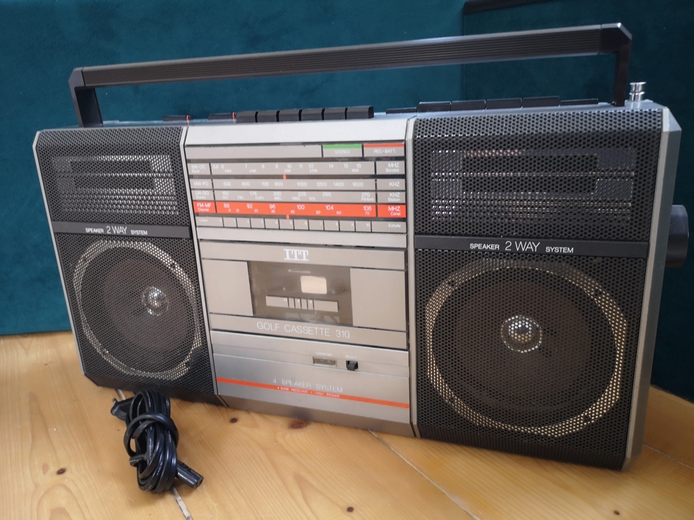 ITT Graetz Golf Cassette Stereo 310 4-x Lautsprecher Baujahr 1986