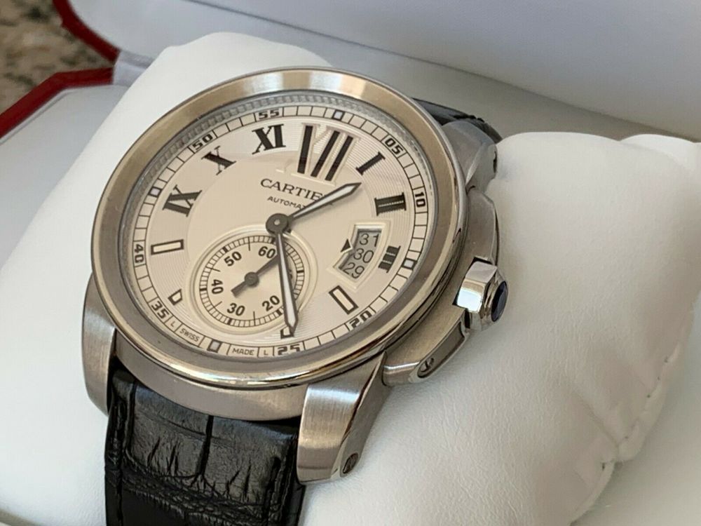 Cartier Calibre Armbanduhr für Herren, Großes Modell