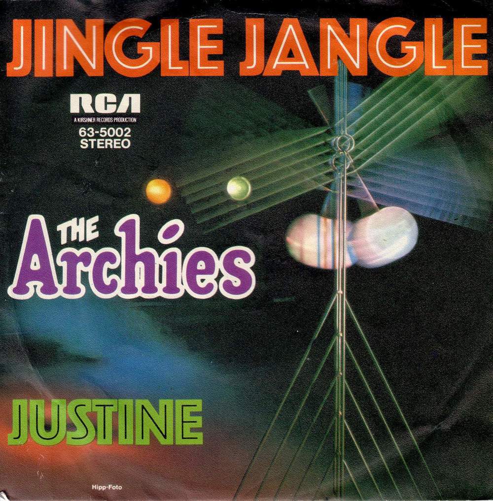 R Single The Archies Jingle Jangle   Justine RCA 63-5002 1970 Vynil Schallplatte Musik