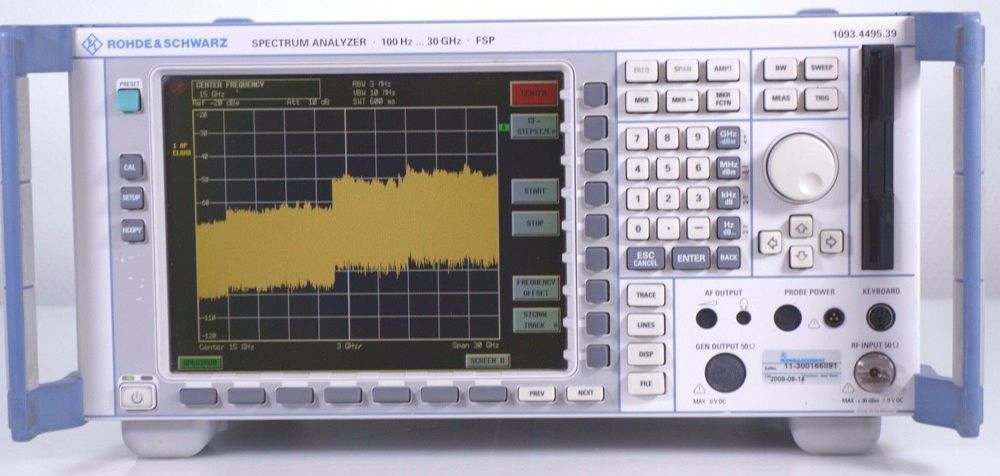Rohde & Schwarz FSP30 Spectrum Analyzer 100 Hz