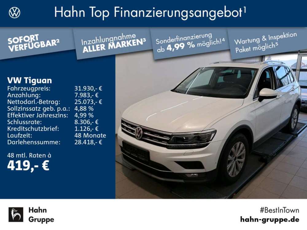 Volkswagen Tiguan 2.0TDI DSG Highline AHK DCC ACC Pano HUD