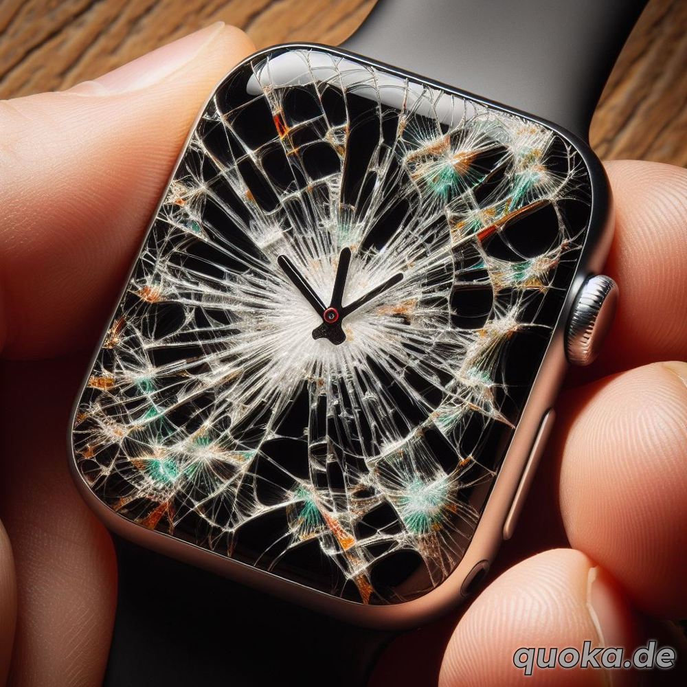 Suche Apple Watch mit defektem Display Glas