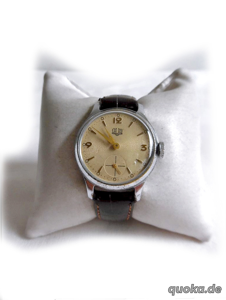 Seltene Armbanduhr von GUB Glashütte S A