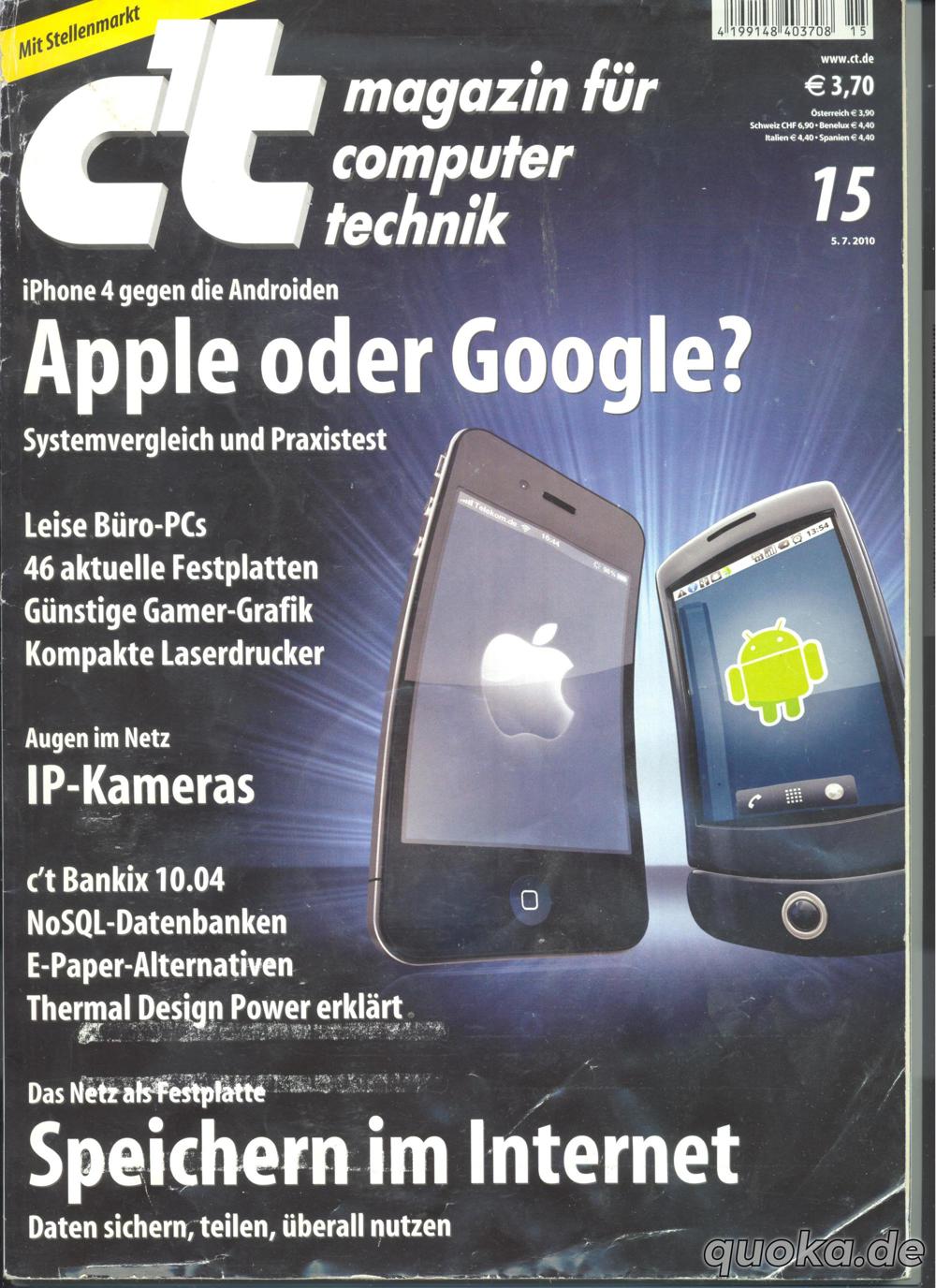 ct Magazin für Computer und Technik - Ausgabe 05.07.2010
