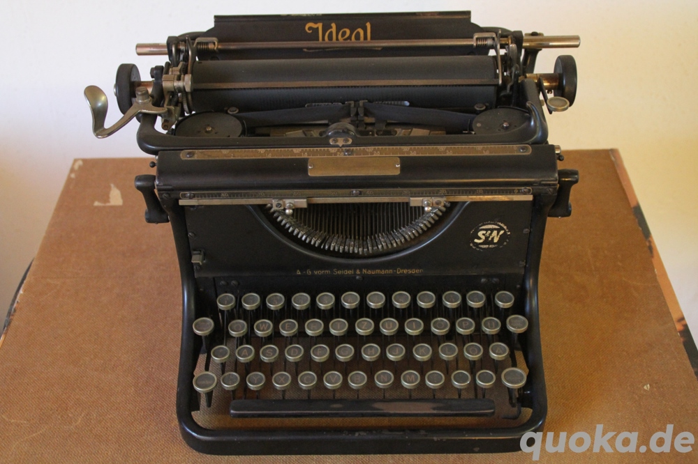 Ideal Schreibmaschine,Seidel und Naumann Dresden
