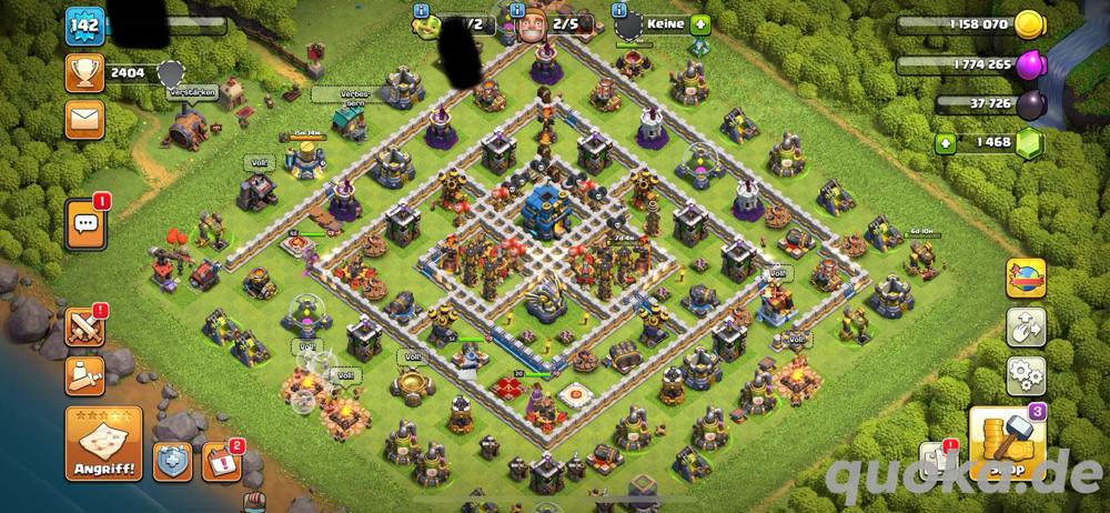 Clash of Clans Account Level 12 