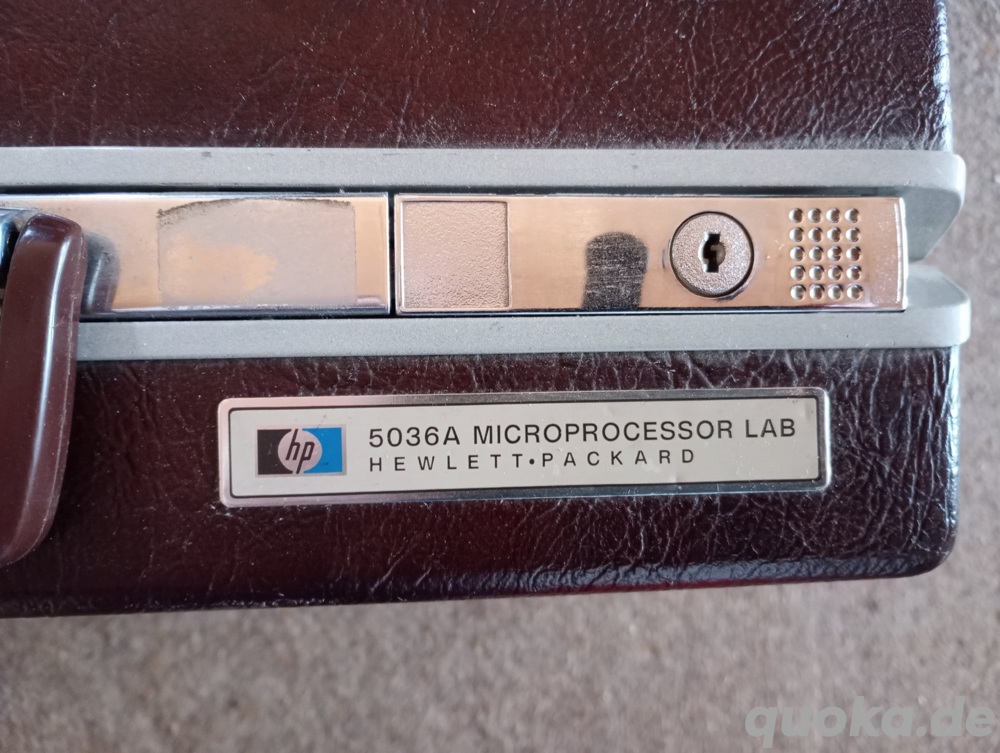 HP 5036A Microprocessor LAB im Koffer mit Service Manual CPU Intel  8085A