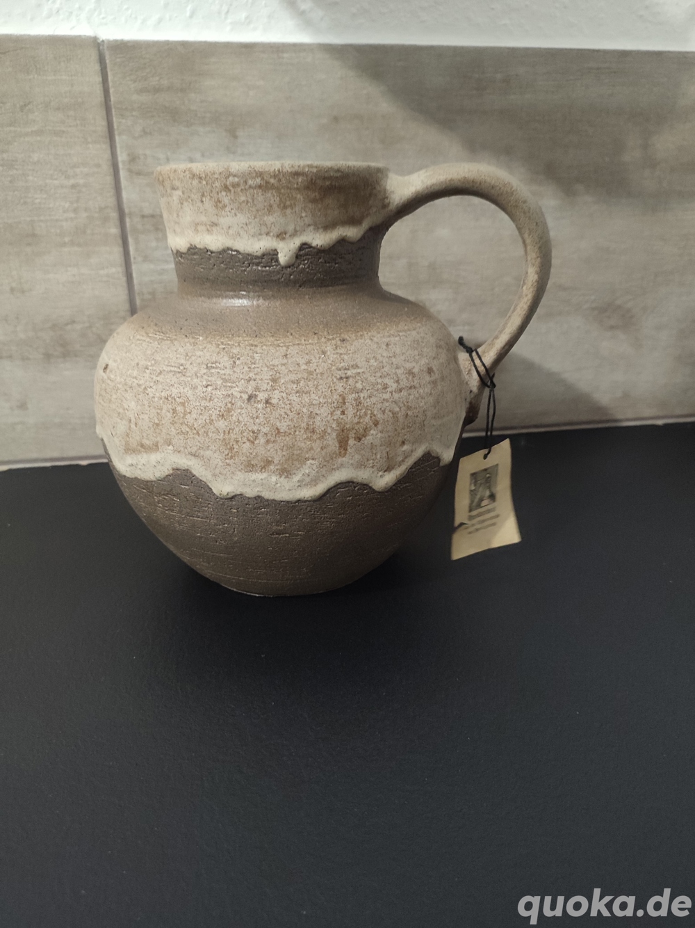 Wunderschöner Krug  Vase aus Keramik Handarbeit 
