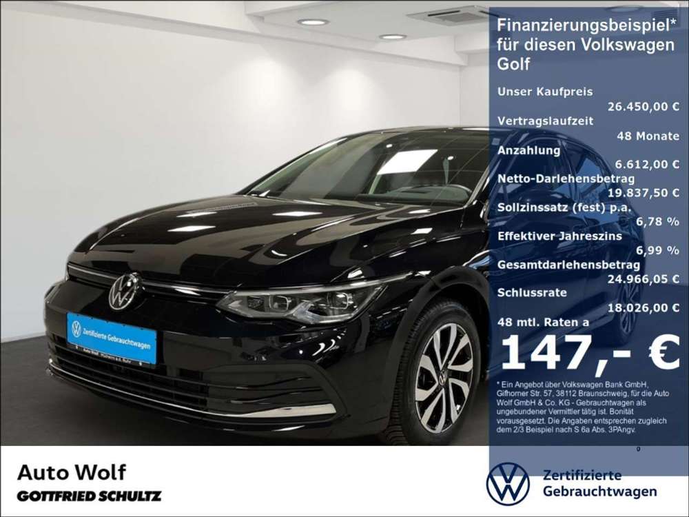 Volkswagen Golf VIII 1.5 TSI Active Navi Head-Up Standheizung