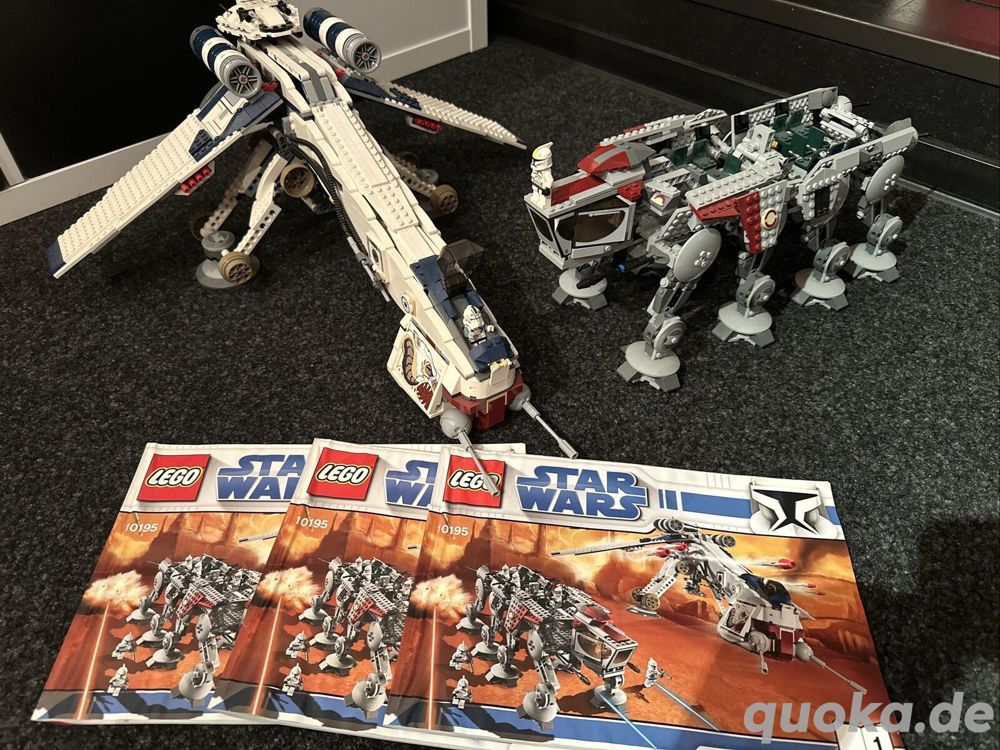  Lego Star Wars 10195 REPUBLIC DROPSHIP & AT-OT Clone Wars UCS Trooper 2009