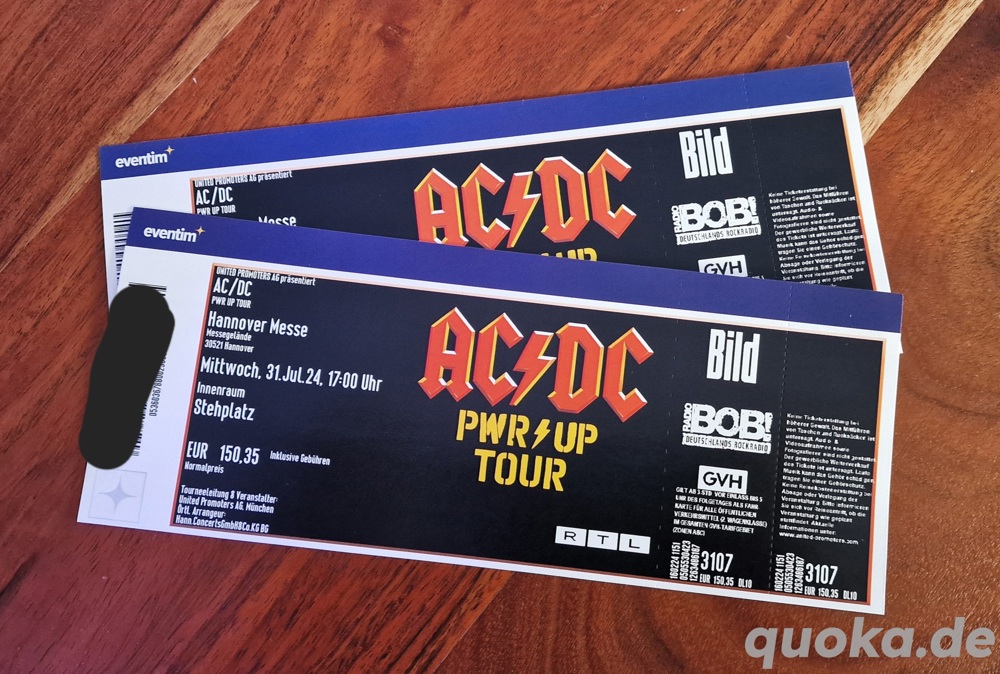 AC DC in Hannover am 31.07.24