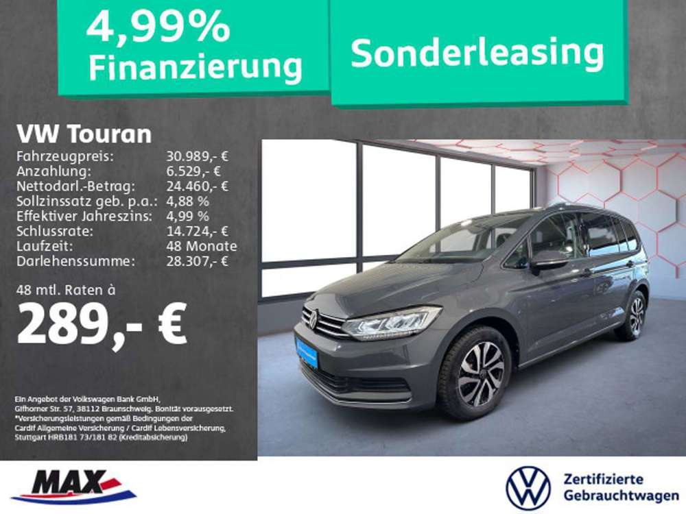 Volkswagen Touran 2.0 TDI ACTIVE 7-SITZE LED+STANDHZG+NAVI+